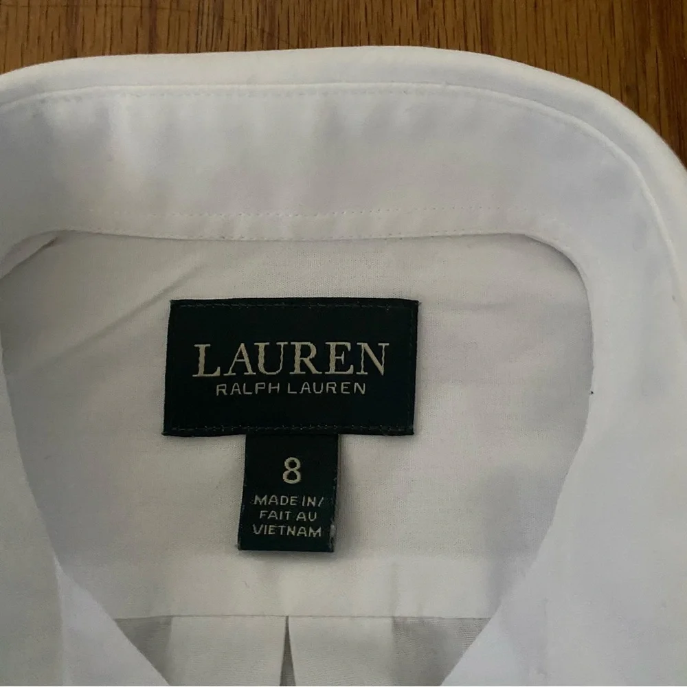 Ralph Lauren White Formal Boy’s Shirt